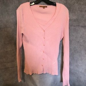 Sweater set. Sleeveless with cardigan